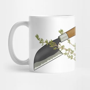 Kamagata Knife with Thyme Mug